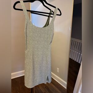 Size Small Abercrombie & Fitch A&F Green & White Floral Mini Sundress